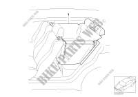 Universal protective rear cover for MINI Cooper S 2014