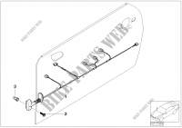 Door cable harness for MINI Cooper 2002