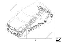 JCW aerodynamic package II for MINI Cooper D 2.0 2010