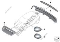 JCW aerodynamics accessories R5x for MINI Cooper D 2.0 2010