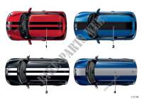 Viper and racing stripes for MINI Cooper D 2.0 2010