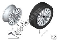 MINI LA wheel, multi spoke 505 Wheels ONE mini-cars 2014 One 59656