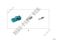 Repair kit, socket housing, 2 pin for MINI JCW ALL4 2011