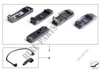 Snap in adapter, Apple devices for MINI Cooper D 2.0 2010